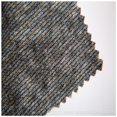 100% nylon weft insert nonwoven interlining for garment